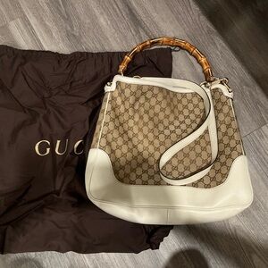 Gucci Bamboo Handle Shoulder Bag (SOLD)